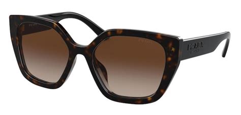 prada pr 02vsf|Prada PR 02VSF Women's Sunglasses Havana/Brown Gradient .